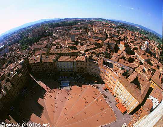 Sienne - La piazza del Campo