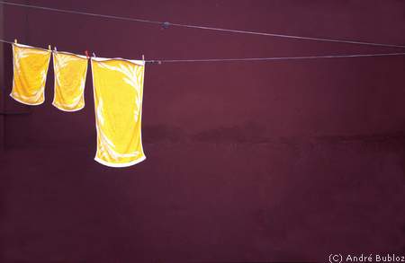 Burano-linges en fa�ade