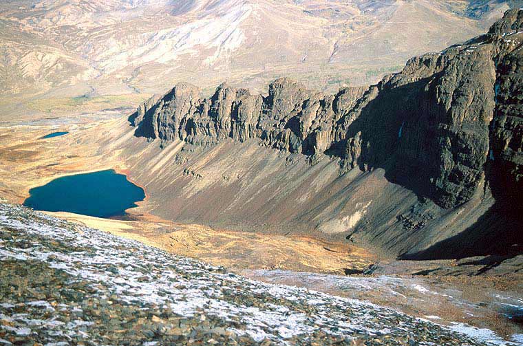 On the way to Chacaltaya