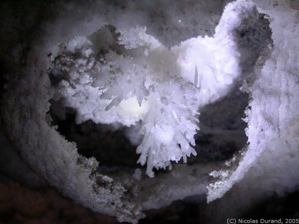 Rare crystal formation