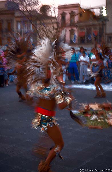 Dancing Indios in Mexico city