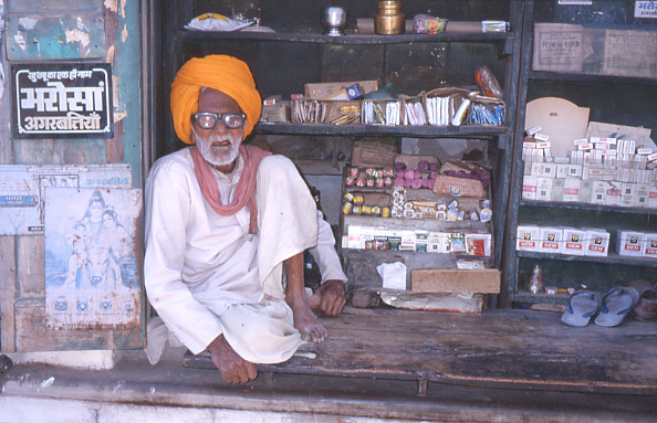 Cigarette shop in Pushkar