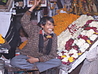 Flower market in Old Dehli